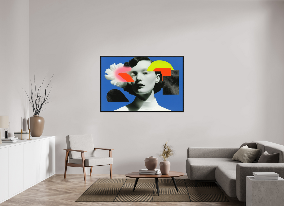 150 x 100 cm, Floater Frame Geometry of Memory VI