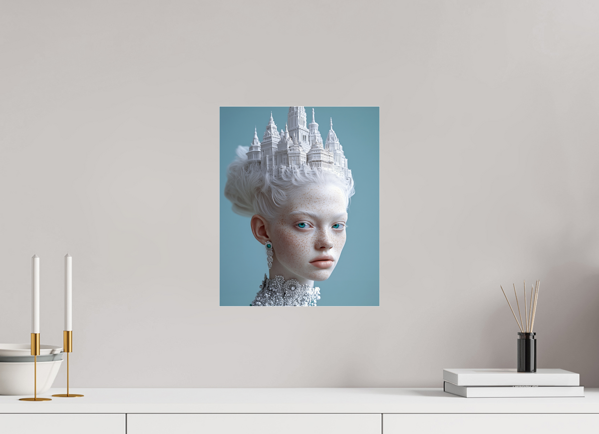 30 x 37,5 cm, Photo Print Under Acrylic Glass Hairdo IX