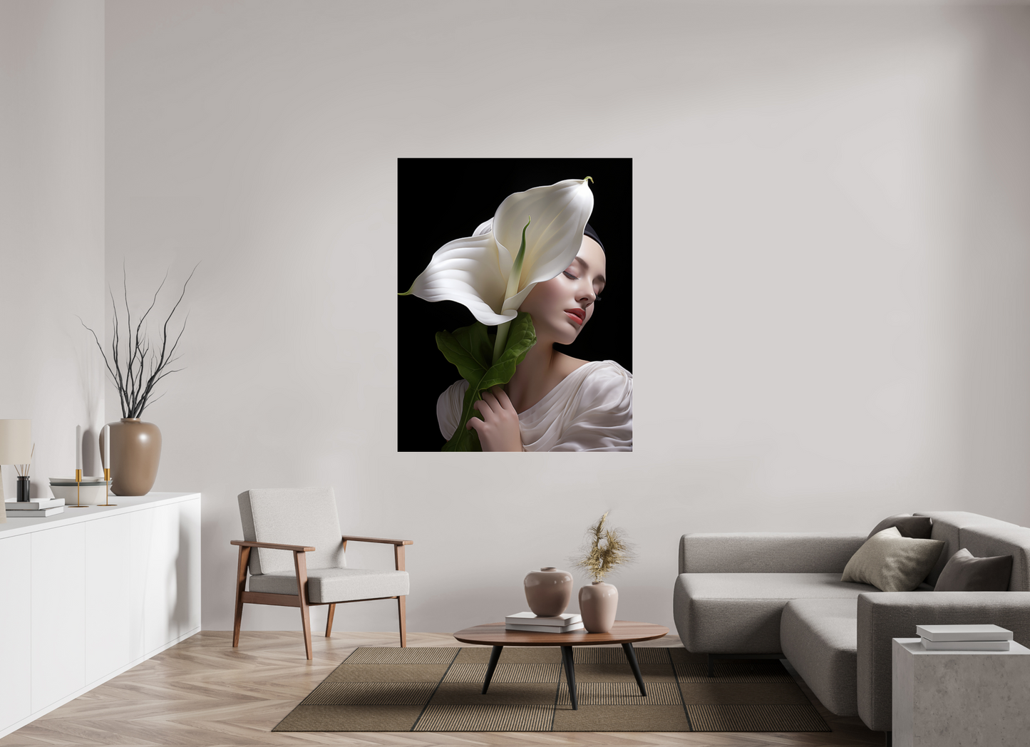 120 x 150 cm, Photo Print Under Acrylic Glass Calla XVII