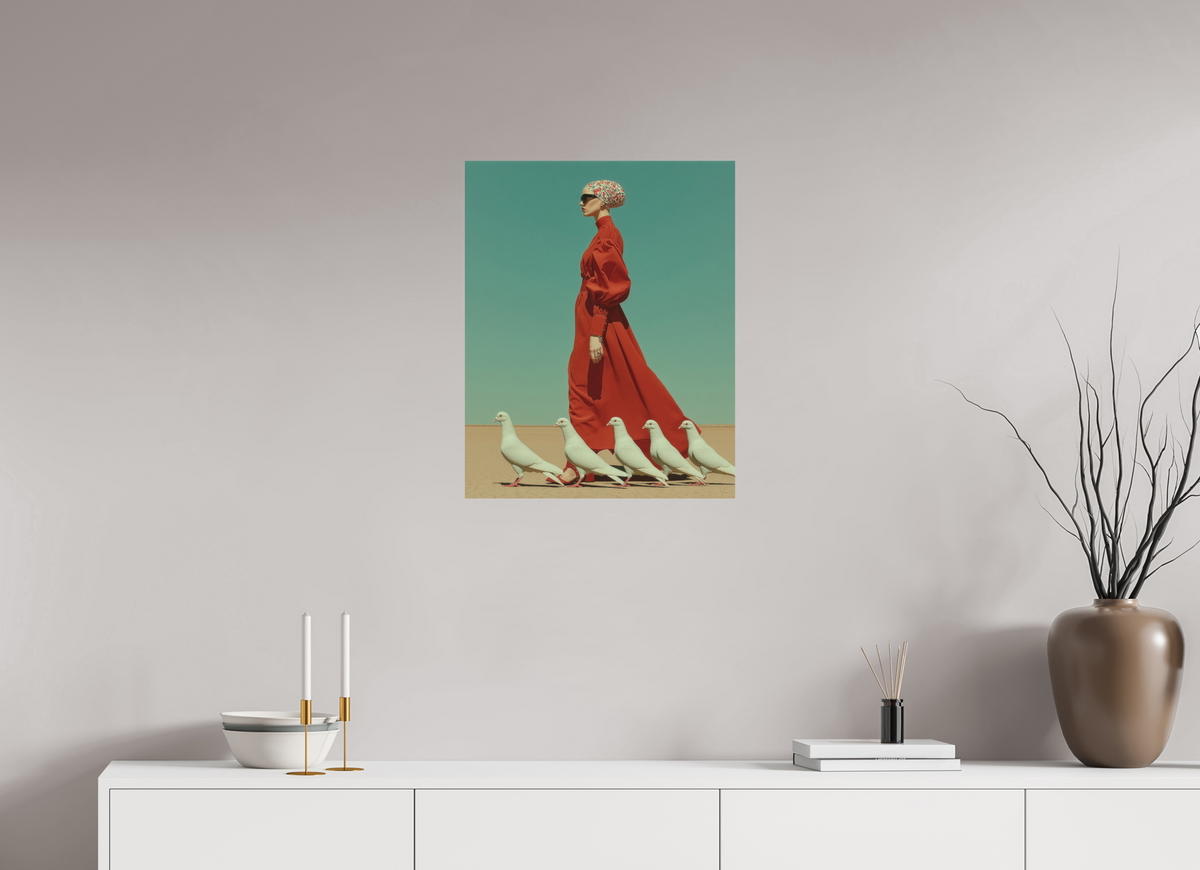 50 x 62,5 cm, Photo Print On Fuji Crystal DP II Red Horizon XV