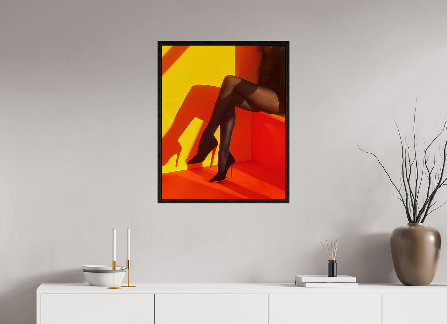 60 x 75 cm, Floater Frame Legs X