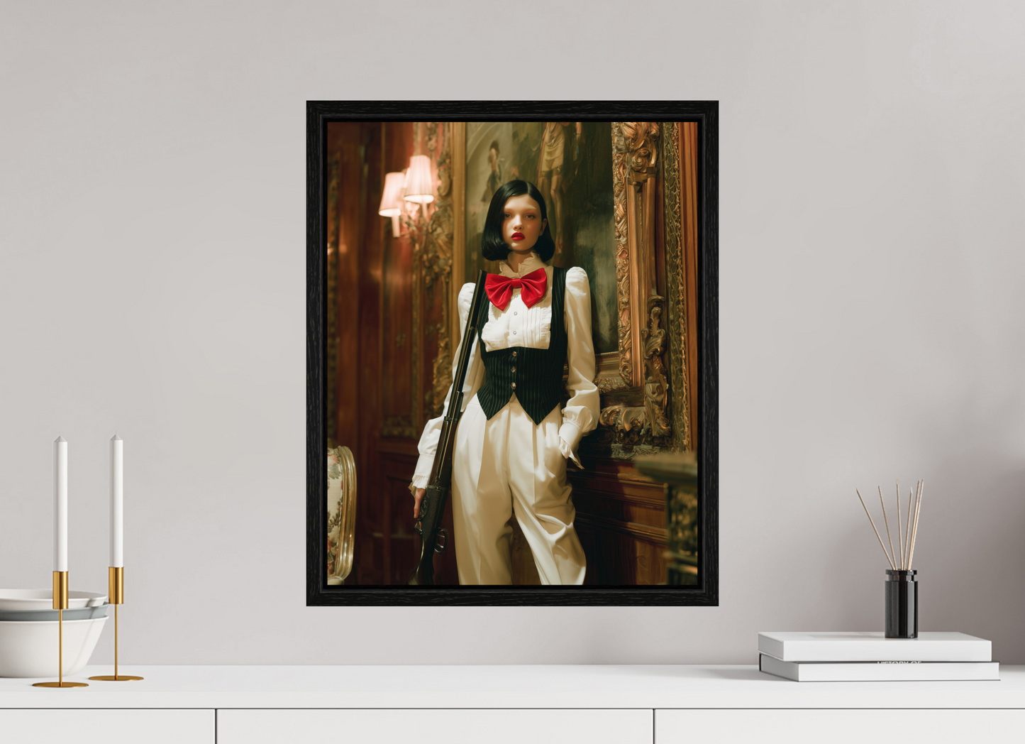 40 x 50 cm, Floater Frame Hunting Season VI