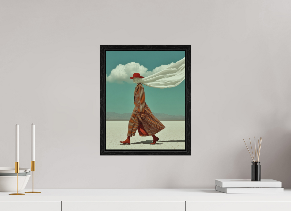 30 x 37,5 cm, Floater Frame Red Horizon V