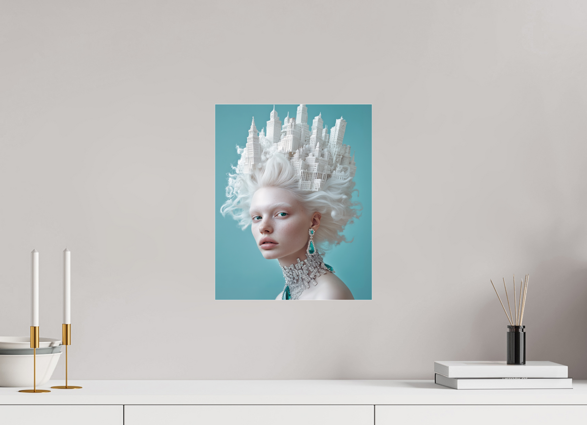 30 x 37,5 cm, Photo Print Under Acrylic Glass Hairdo IV