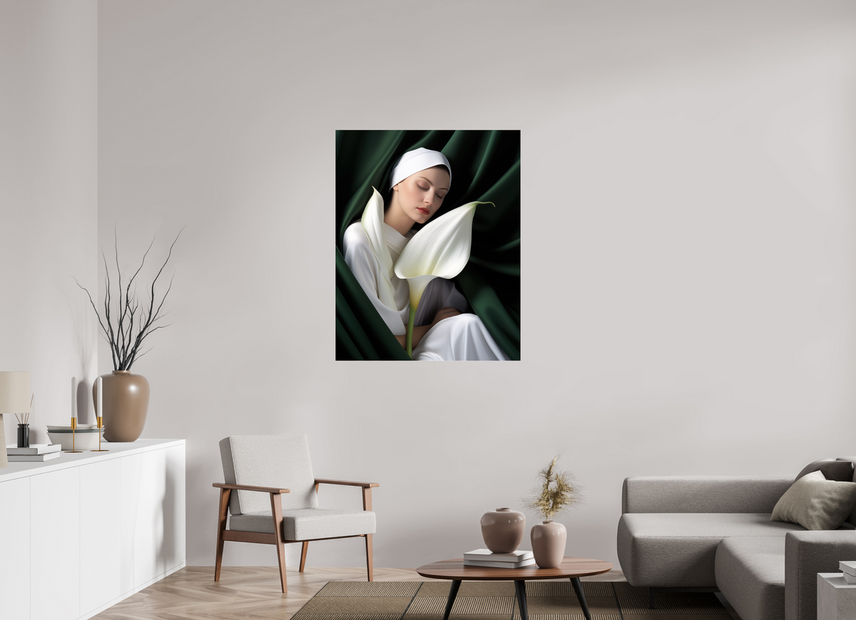90 x 112,5 cm, Photo Print Under Acrylic Glass Calla XII