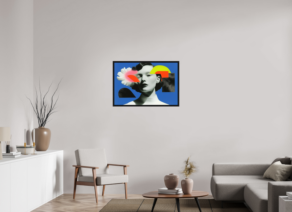 90 x 60 cm, Floater Frame Geometry of Memory VI