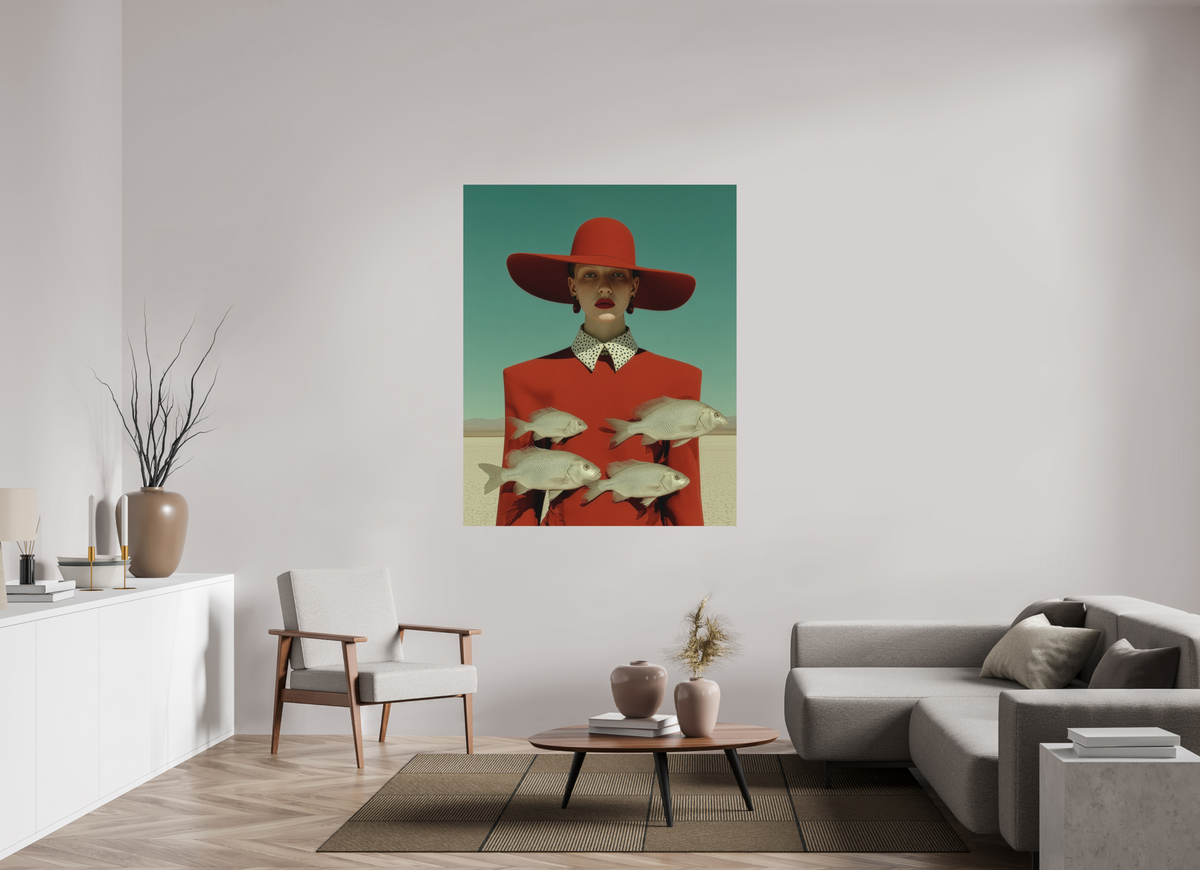 120 x 150 cm, Photo Print On Fuji Crystal DP II Red Horizon VI