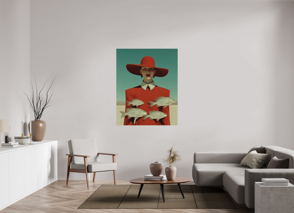 110 x 137,5 cm, Photo Print On Fuji Crystal DP II Red Horizon VI