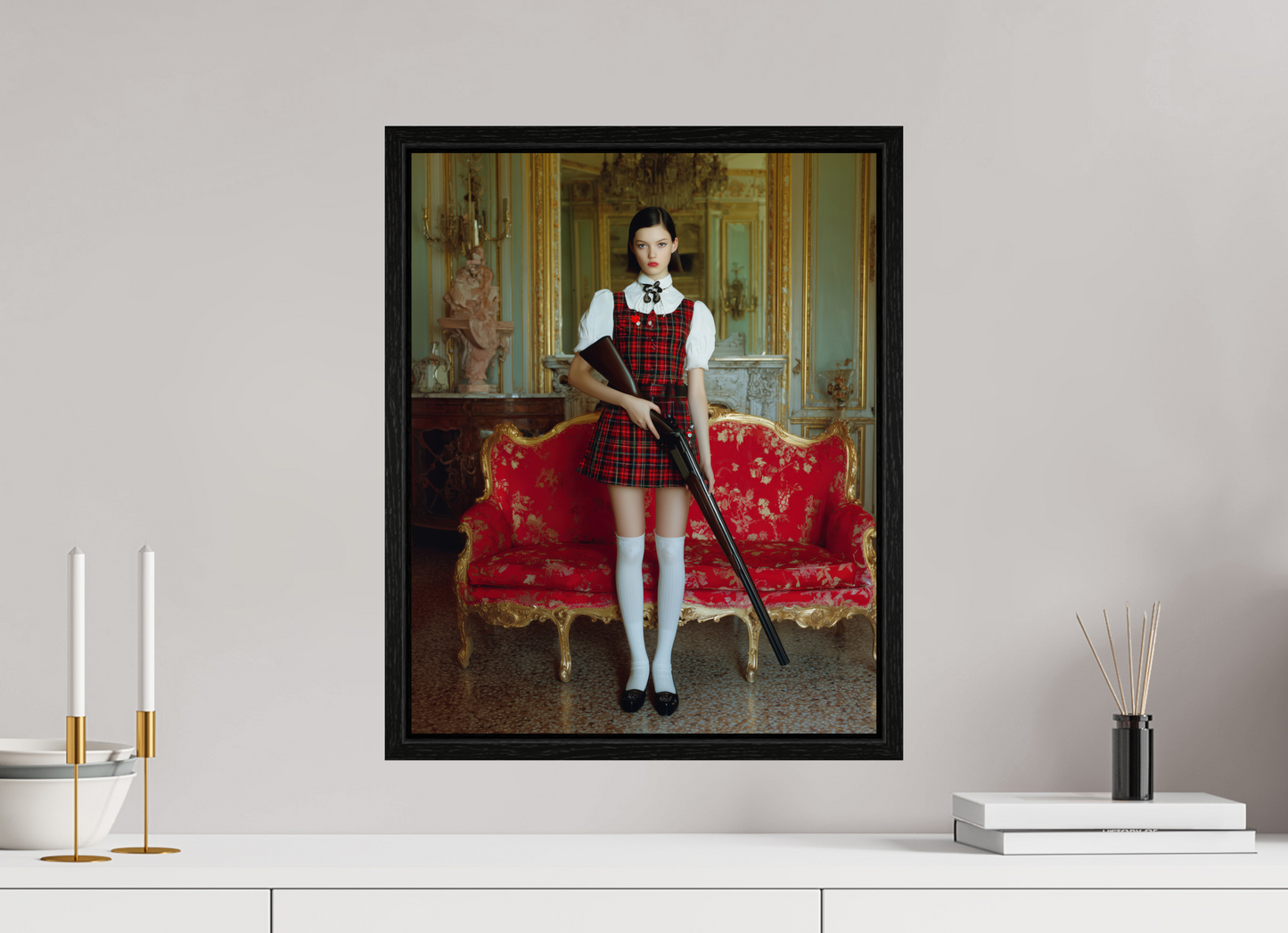 40 x 50 cm, Floater Frame Hunting Season II