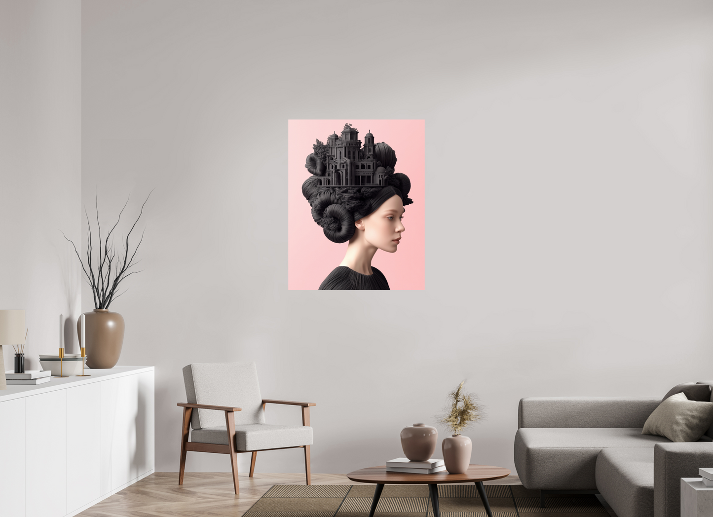 80 x 100 cm, Photo Print On Fuji Crystal DP II Hairdo IXX