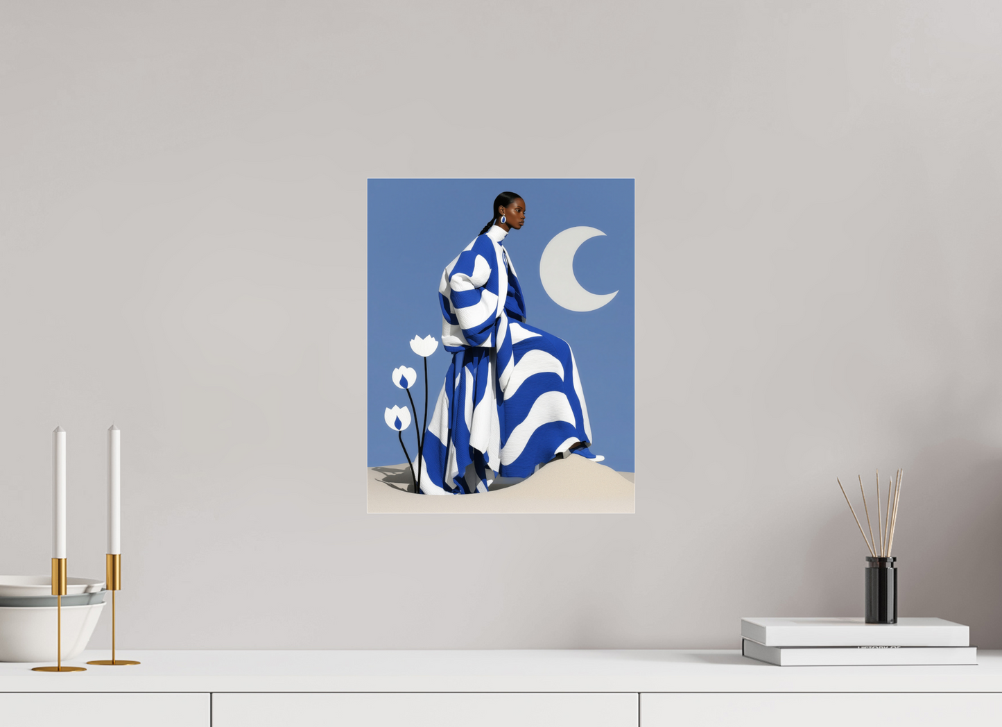 30 x 37,5 cm, Photo Print Under Acrylic Glass Matisse Fashion XVI