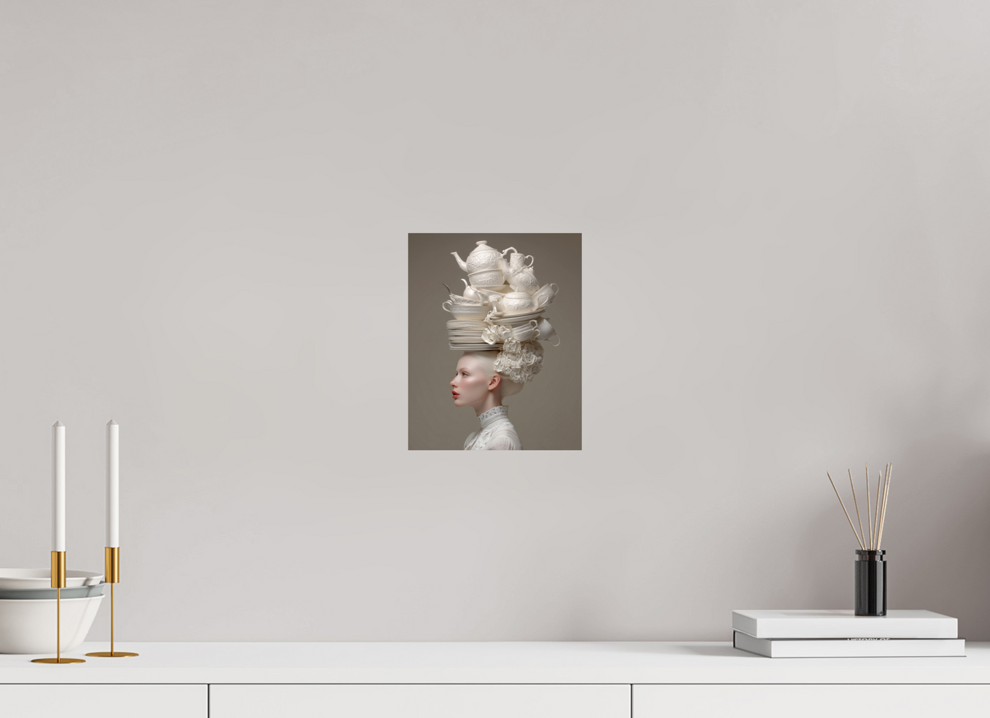 20 x 25 cm, Photo Print On Fuji Crystal DP II Hairdo V
