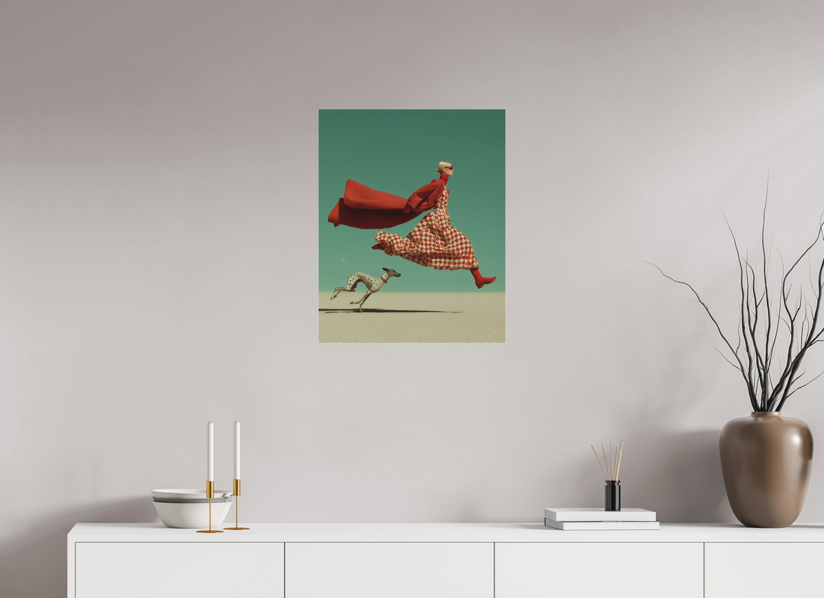 50 x 62,5 cm, Photo Print Under Acrylic Glass Red Horizon II
