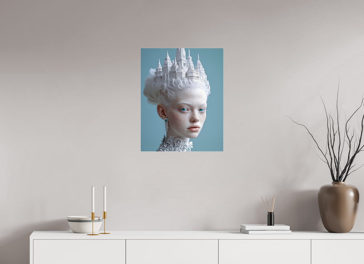 50 x 62,5 cm, Photo Print Under Acrylic Glass Hairdo IX