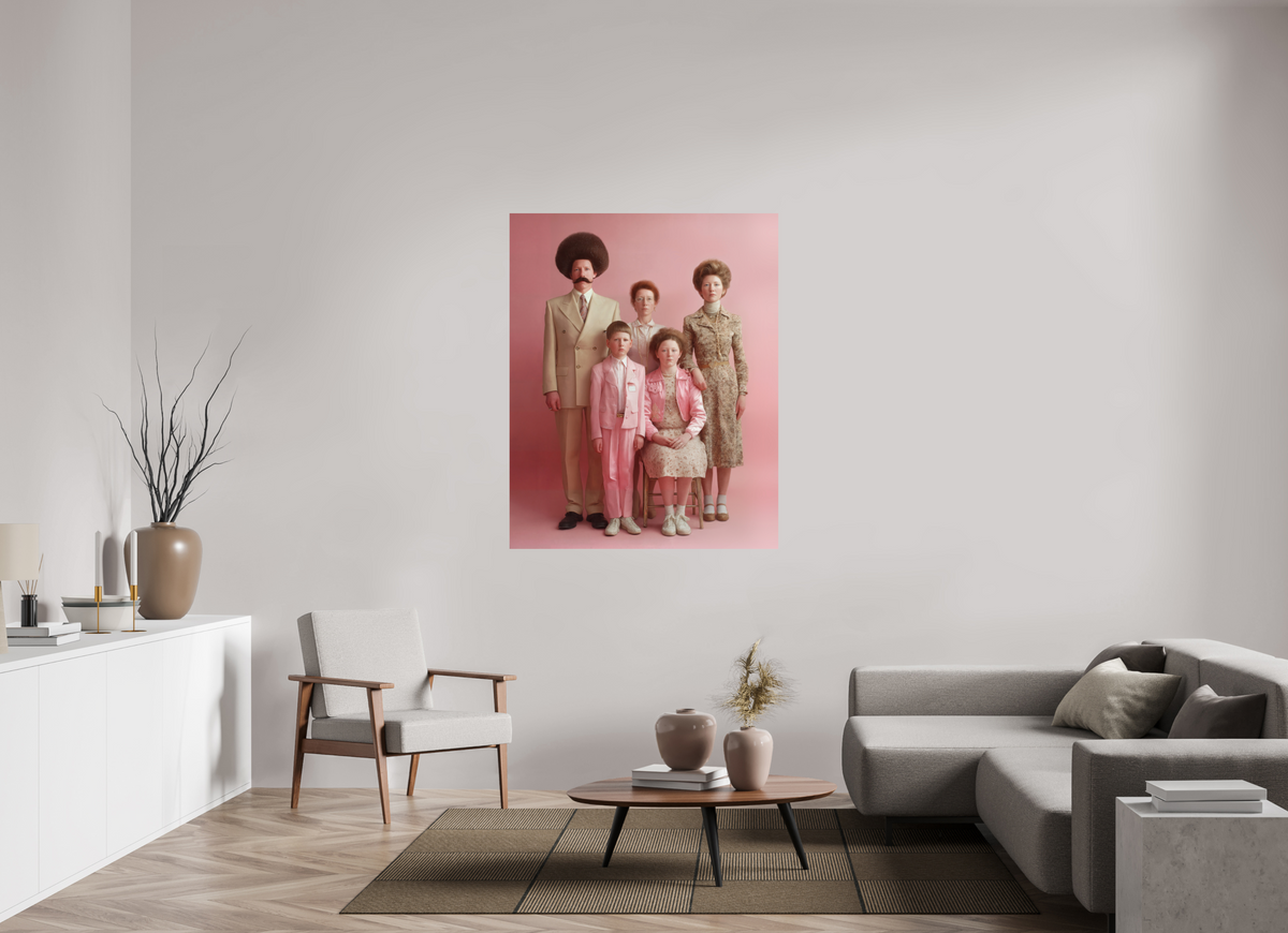 110 x 137,5 cm, Photo Print On Fuji Crystal DP II We are family V