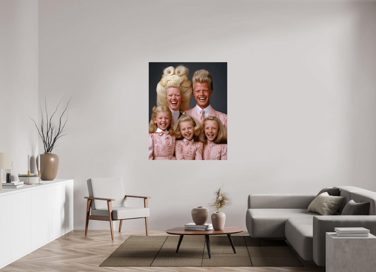 110 x 137,5 cm, Photo Print On Fuji Crystal DP II We are family