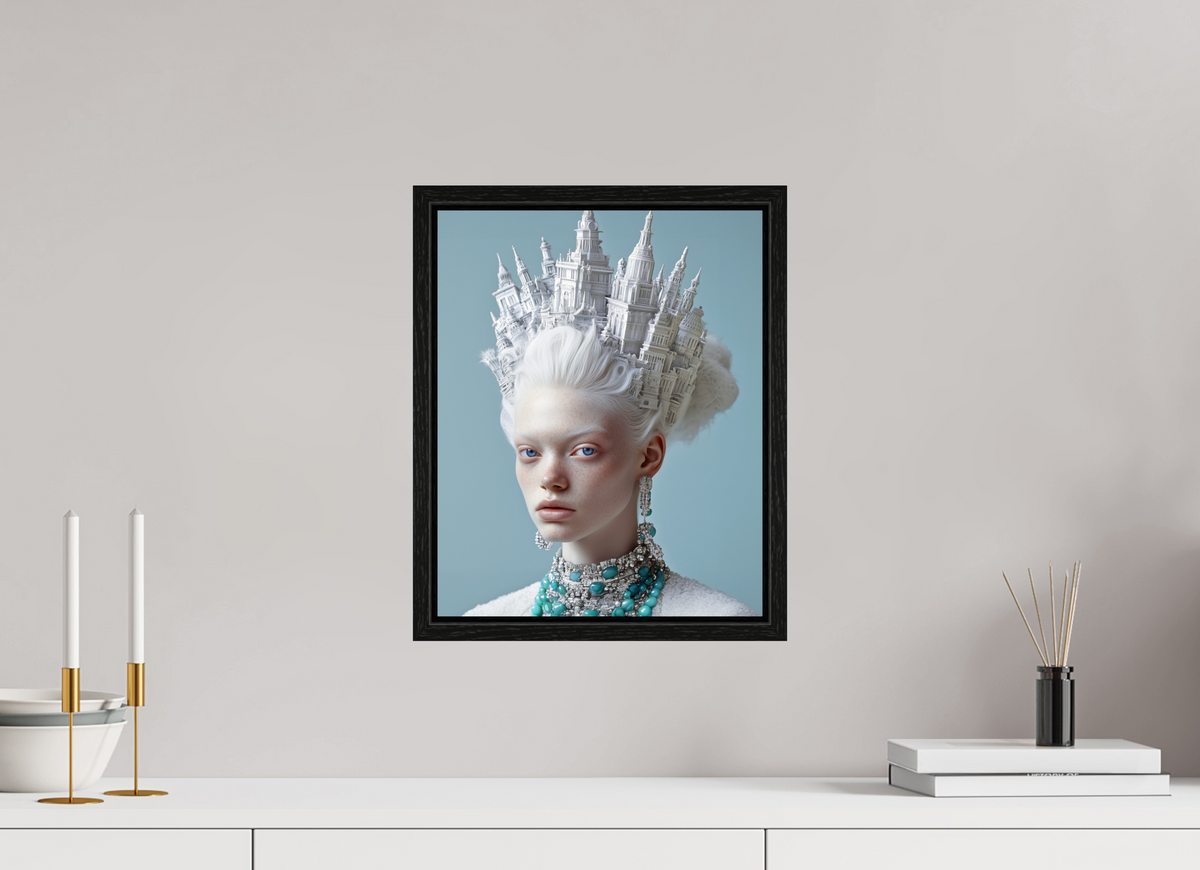 30 x 37,5 cm, Floater Frame Hairdo VI