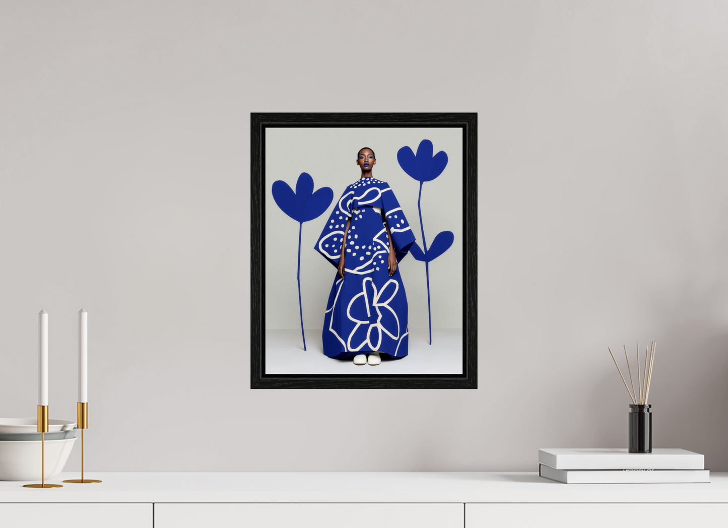 30 x 37,5 cm, Floater Frame Matisse Fashion XX