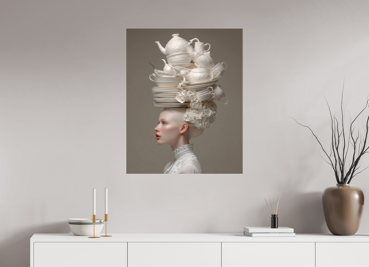 70 x 87,5 cm, Photo Print On Fuji Crystal DP II Hairdo V