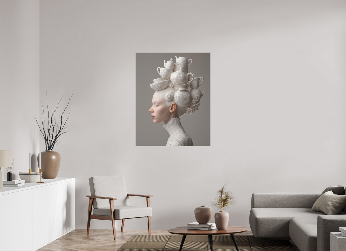 90 x 112,5 cm, Photo Print Under Acrylic Glass Hairdo II