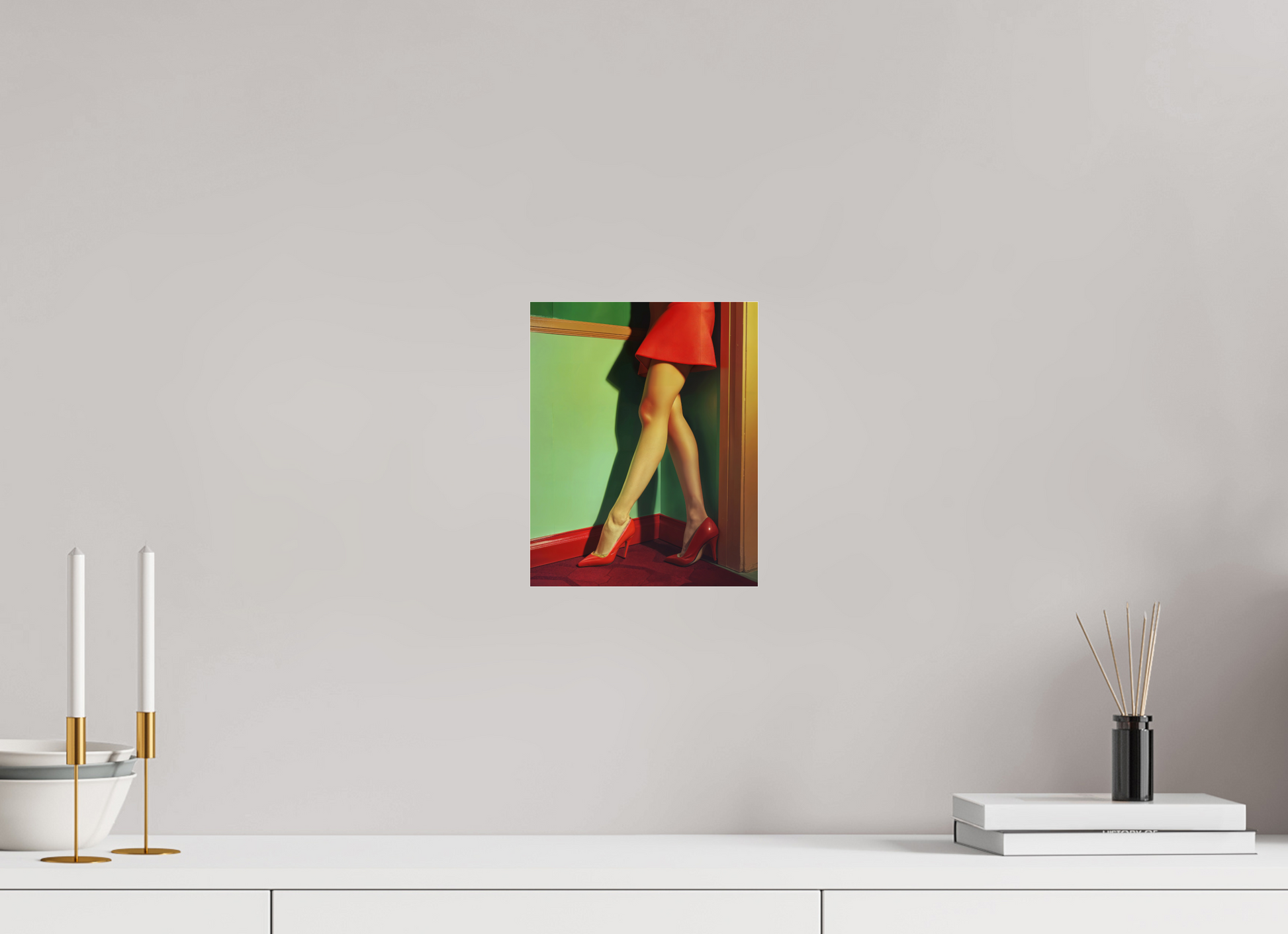 20 x 25 cm, Photo Print Under Acrylic Glass Legs VI