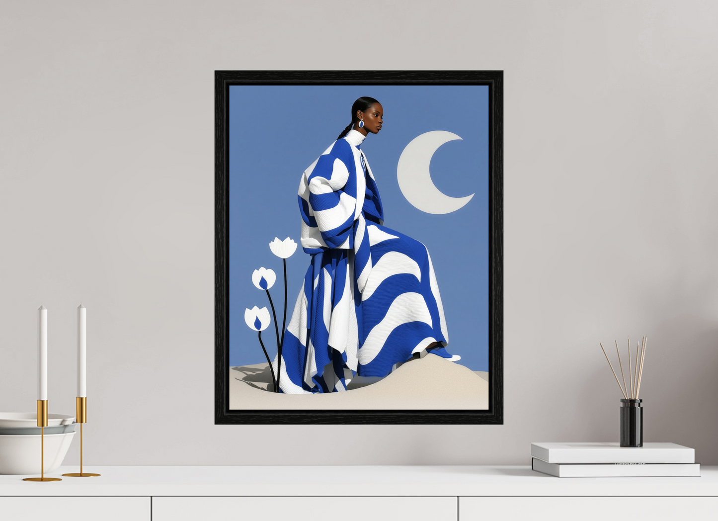 40 x 50 cm, Floater Frame Matisse Fashion XVI