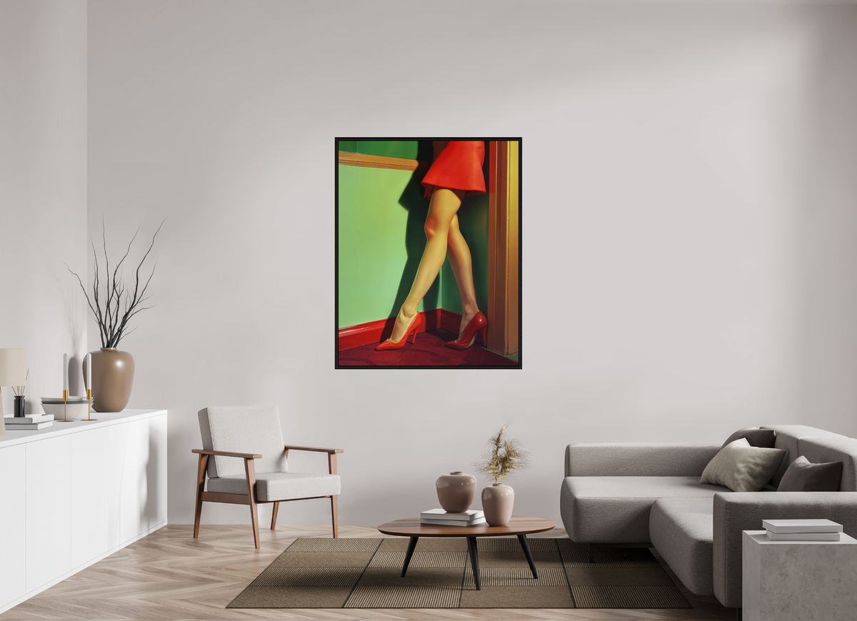 110 x 137,5 cm, Floater Frame Legs VI