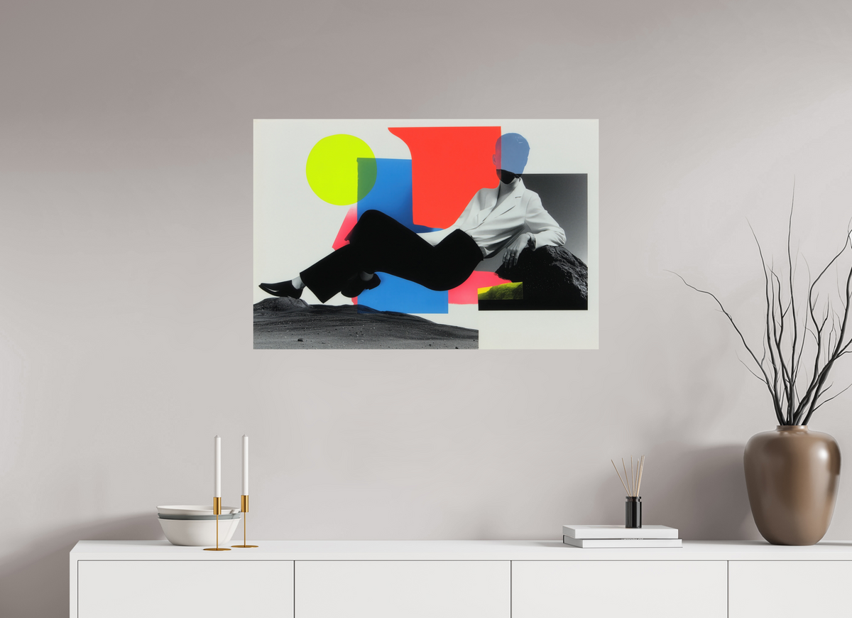 90 x 60 cm, Photo Print On Fuji Crystal DP II Geometry of Memory II