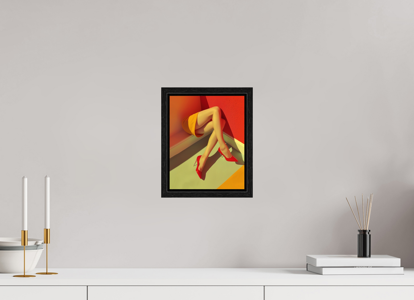20 x 25 cm, Floater Frame Legs XV