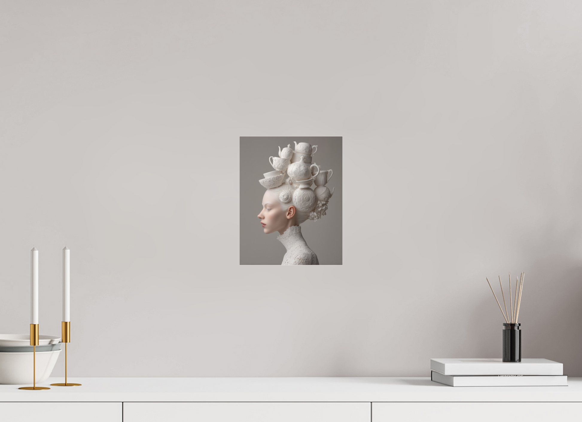 20 x 25 cm, Photo Print Under Acrylic Glass Hairdo II