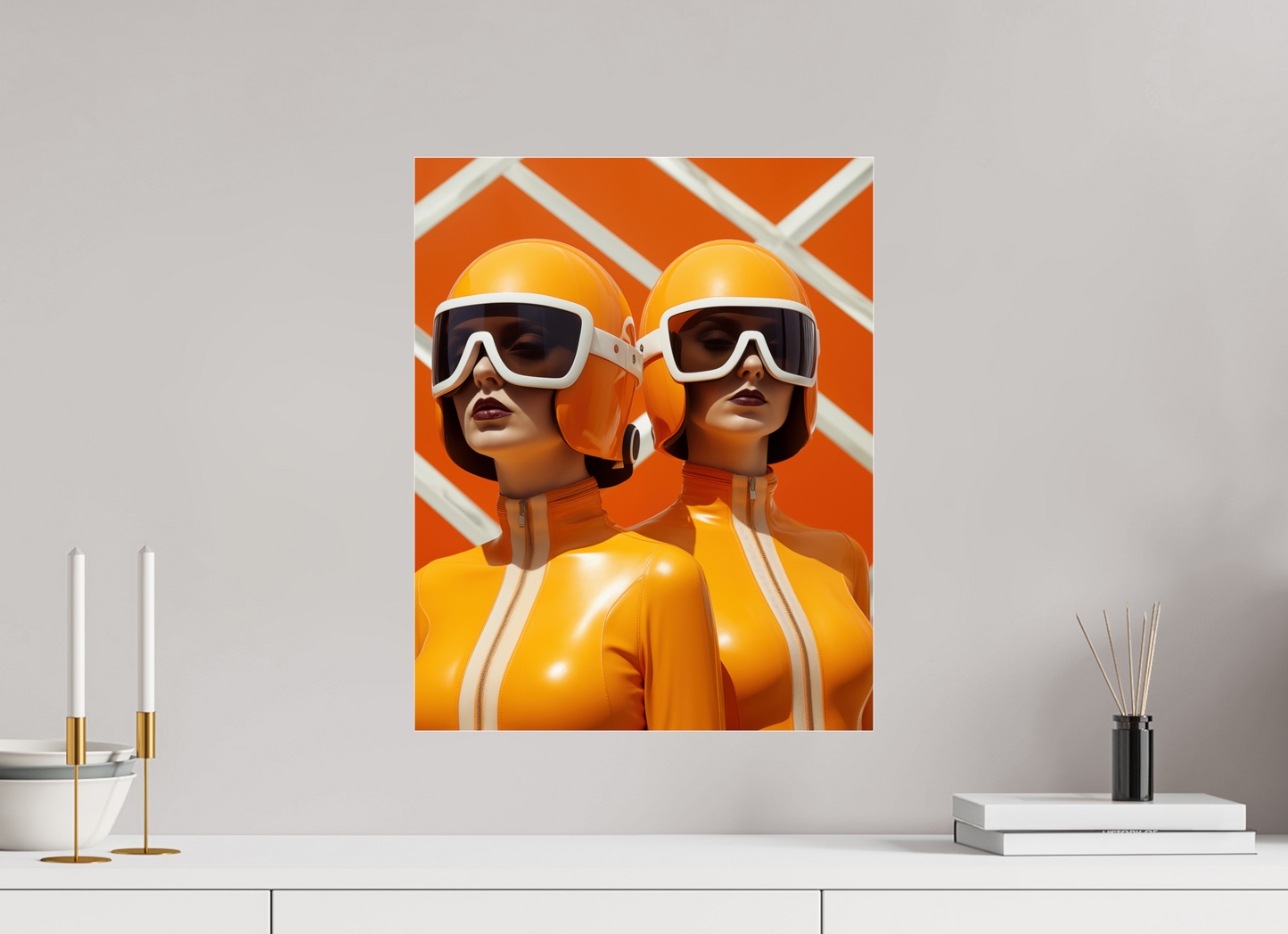 40 x 50 cm, Photo Print Under Acrylic Glass Rollerball XVI