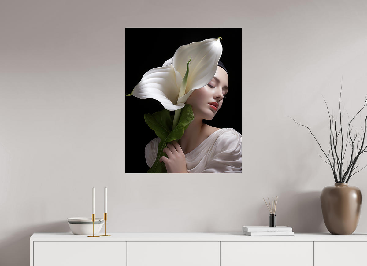 70 x 87,5 cm, Photo Print Under Acrylic Glass Calla XVII