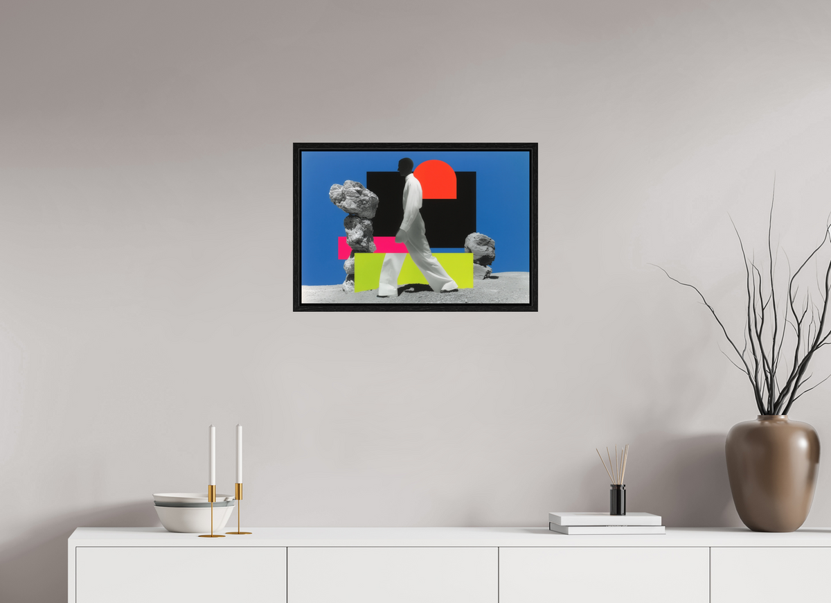 60 x 40 cm, Floater Frame Geometry of Memory I