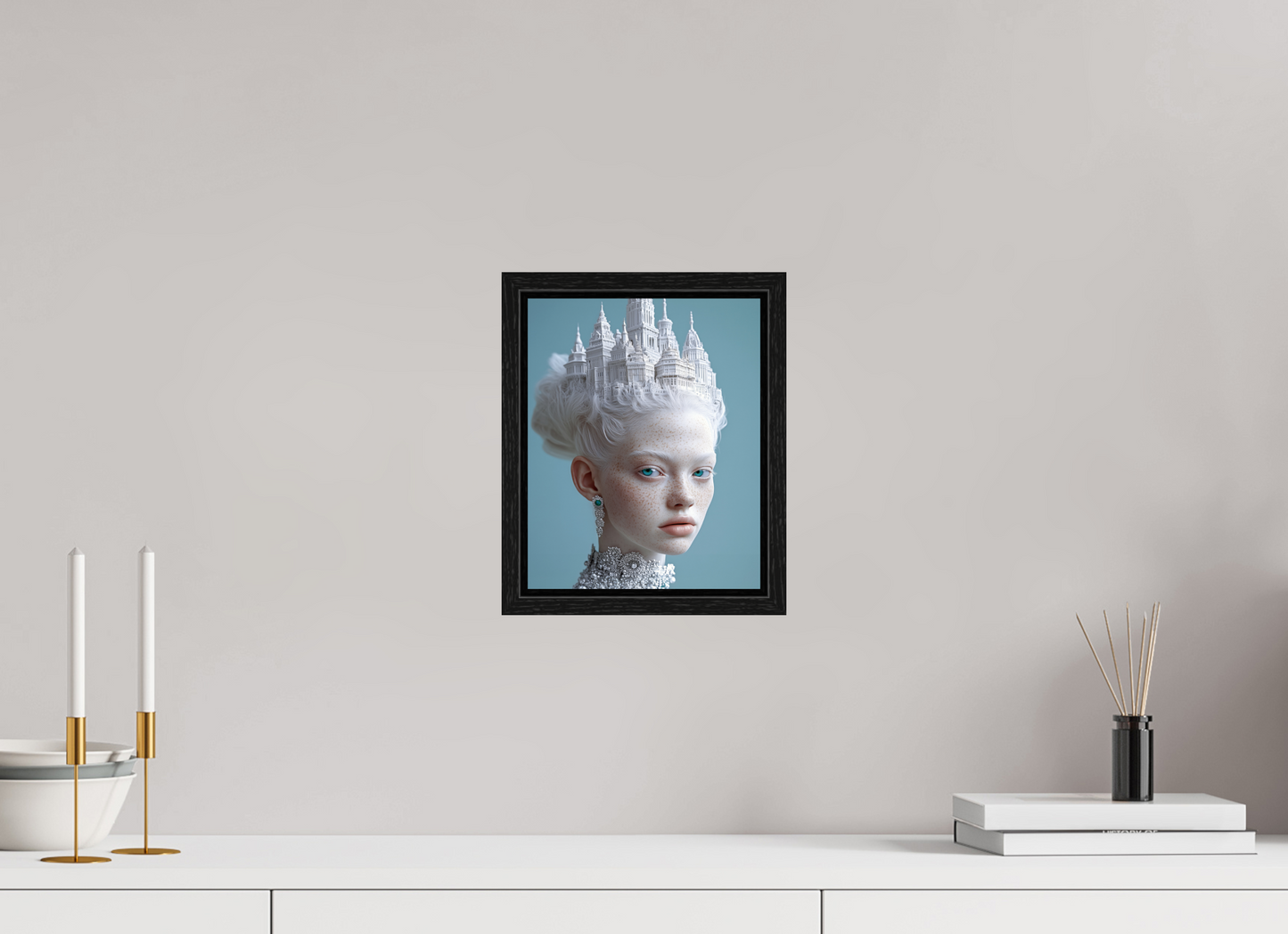 20 x 25 cm, Floater Frame Hairdo IX