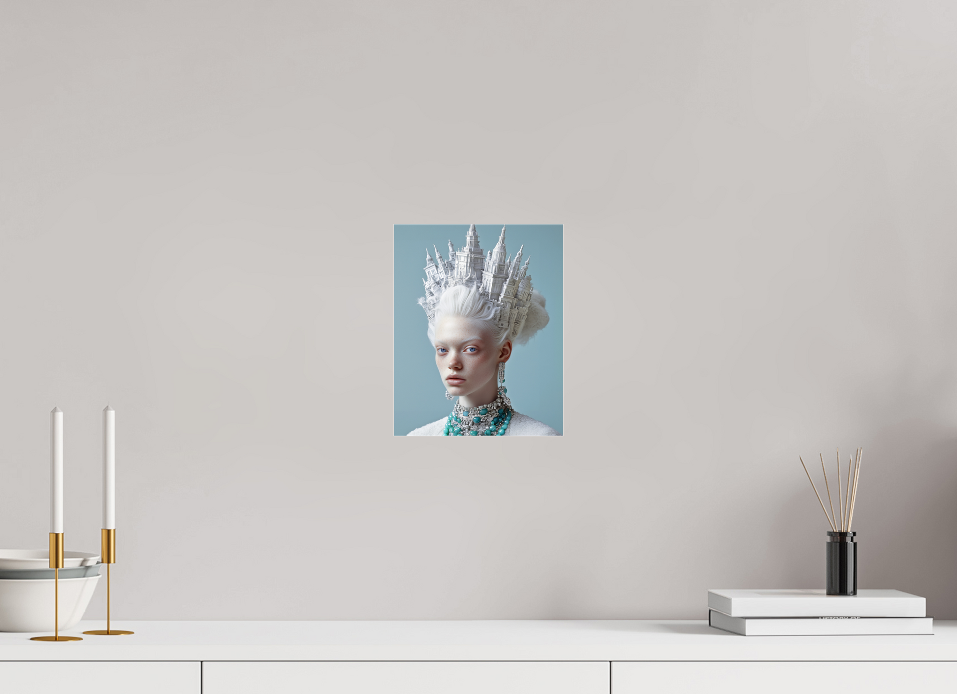 20 x 25 cm, Photo Print Under Acrylic Glass Hairdo VI