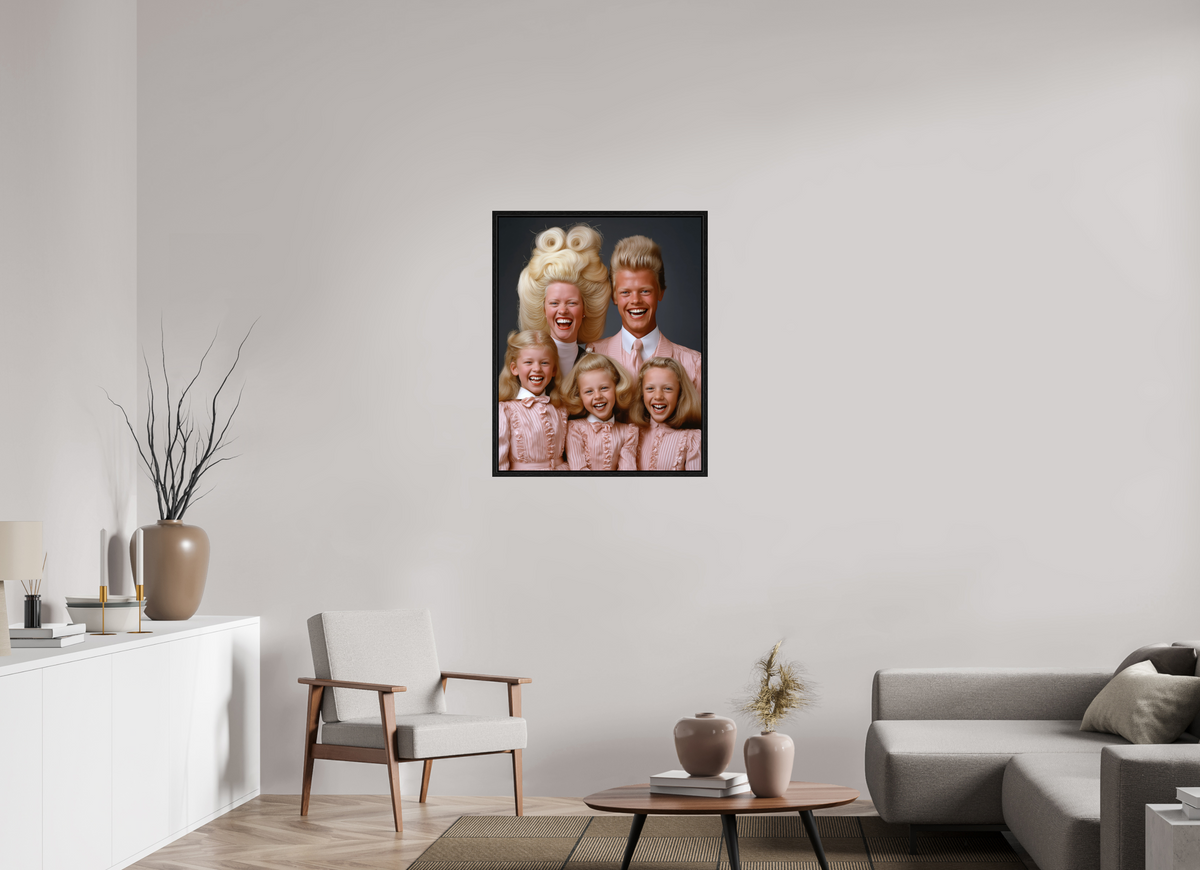 70 x 87,5 cm, Floater Frame We are family