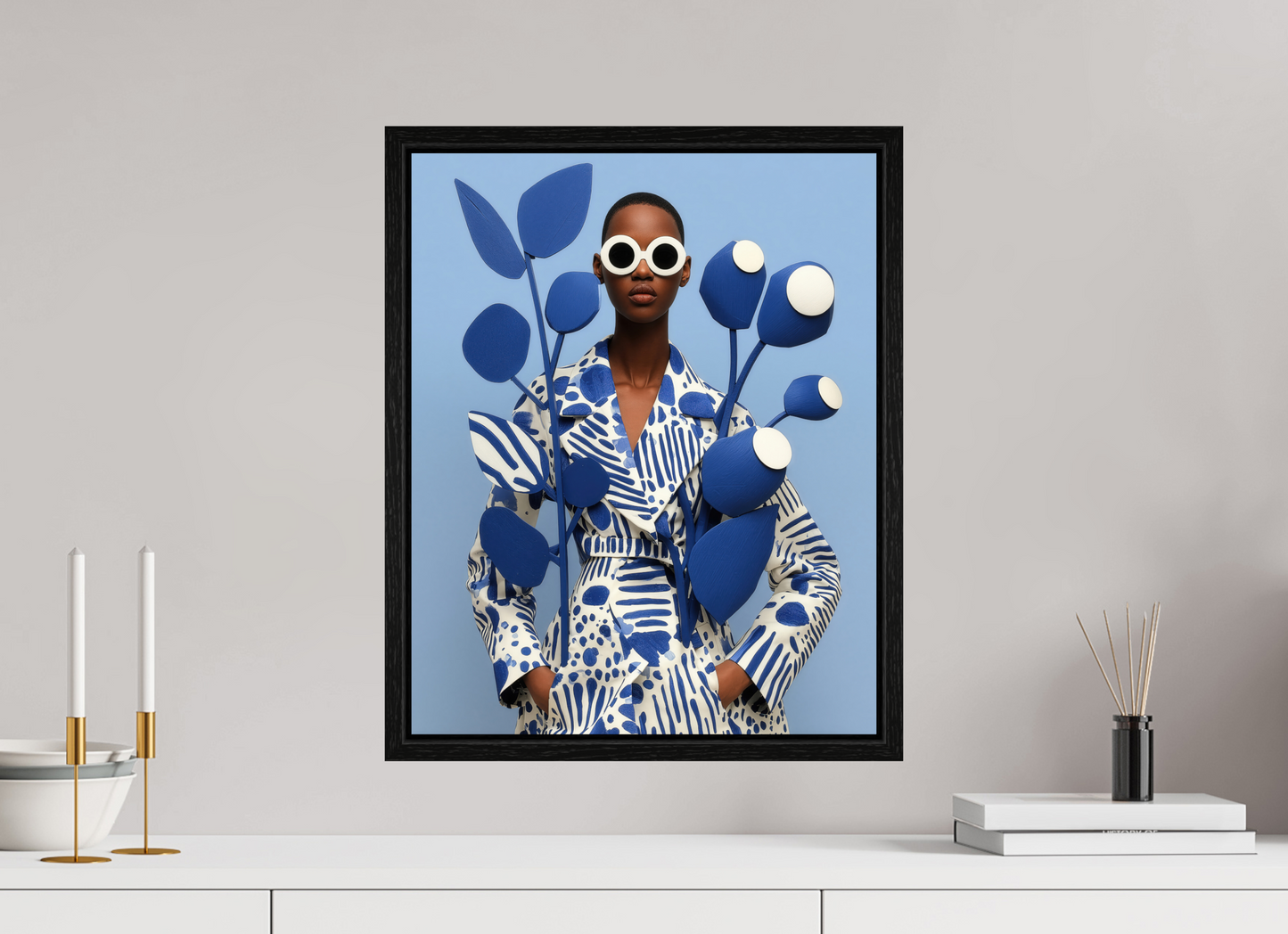 40 x 50 cm, Floater Frame Matisse VI