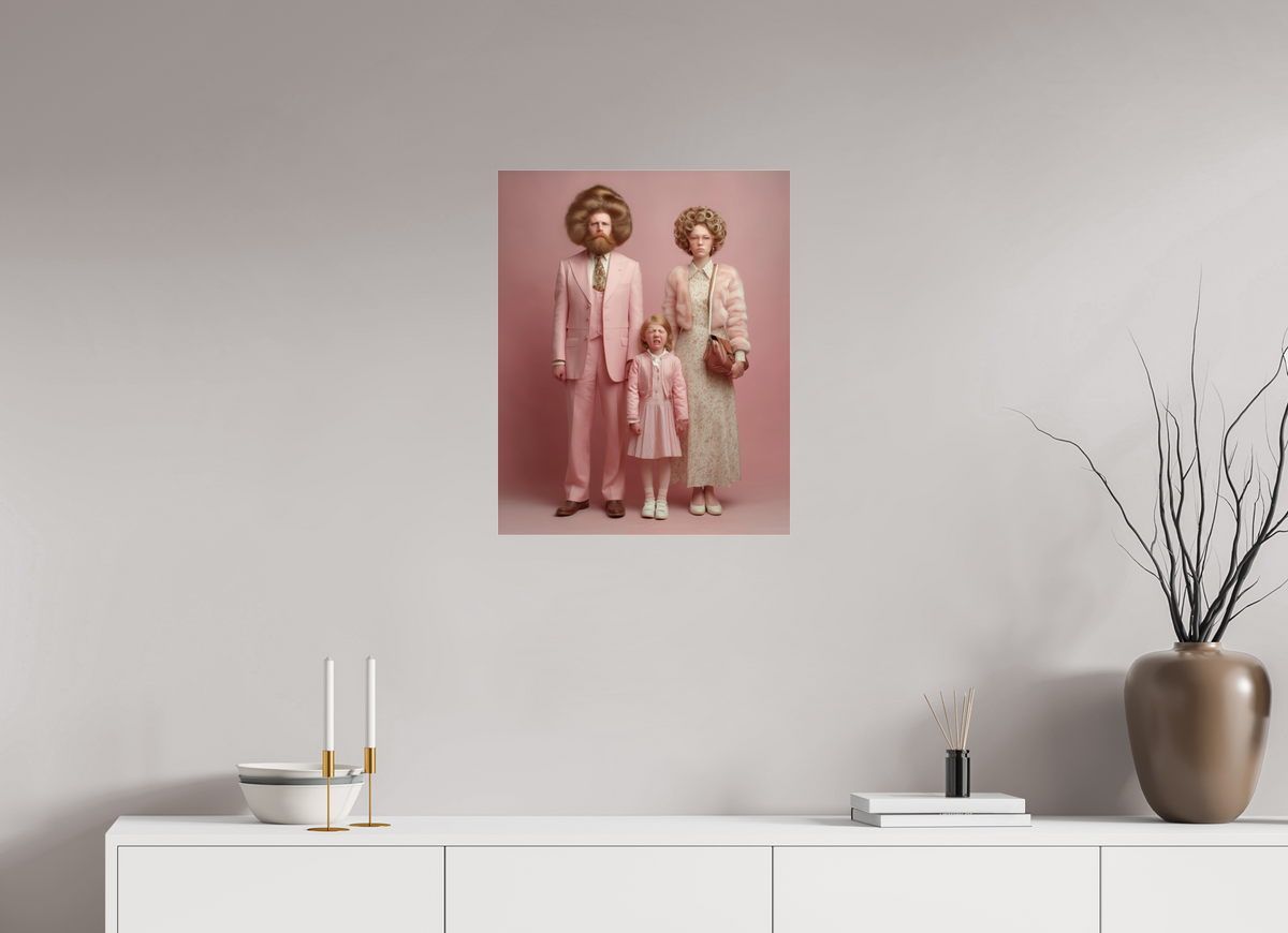 50 x 62,5 cm, Photo Print Under Acrylic Glass We are family VIII