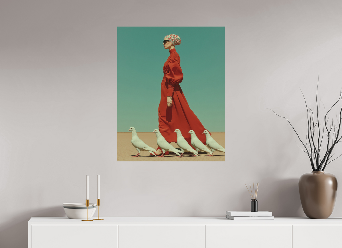 70 x 87,5 cm, Photo Print On Fuji Crystal DP II Red Horizon XV