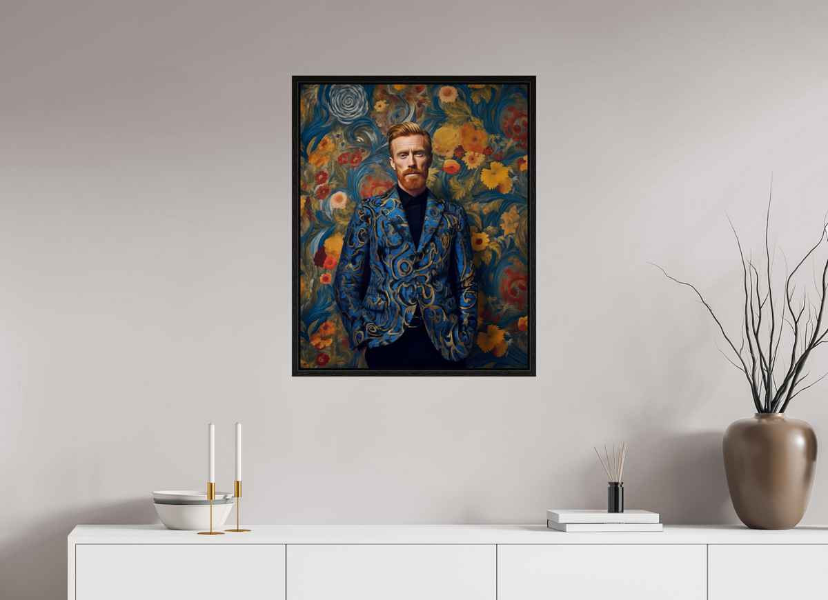 60 x 75 cm, Floater Frame Vincent VIII