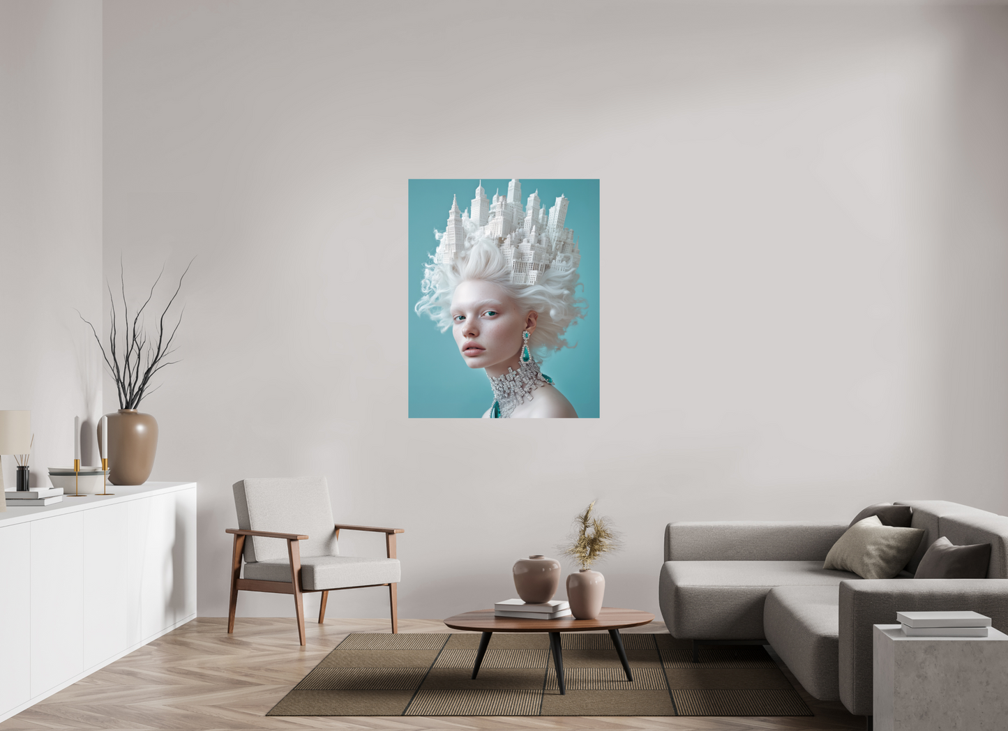 100 x 125 cm, Photo Print On Fuji Crystal DP II Hairdo IV