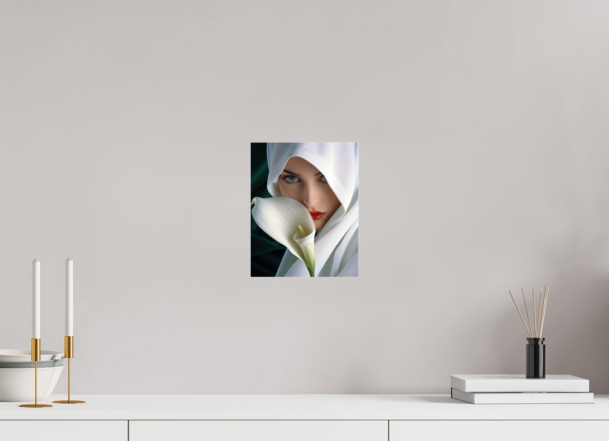 20 x 25 cm, Photo Print Under Acrylic Glass Calla II