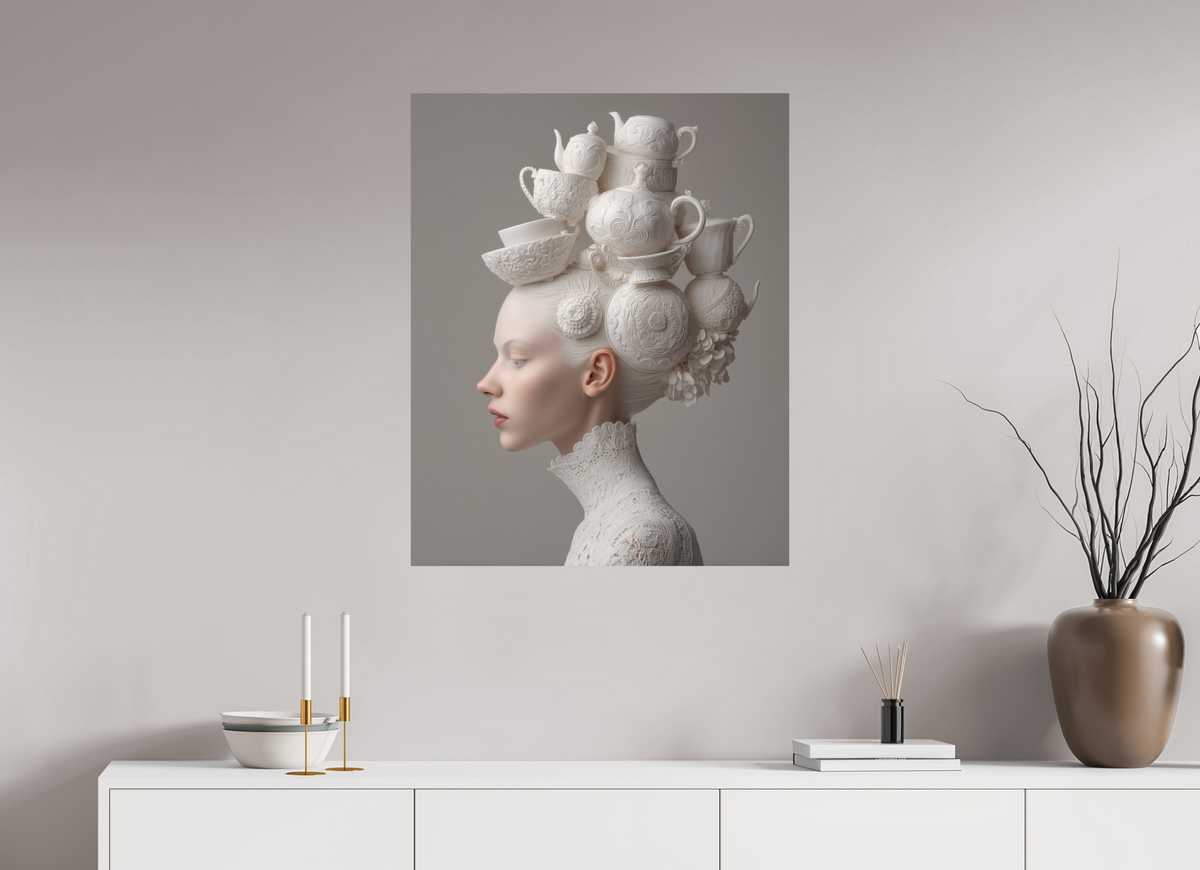 70 x 87,5 cm, Photo Print On Fuji Crystal DP II Hairdo II