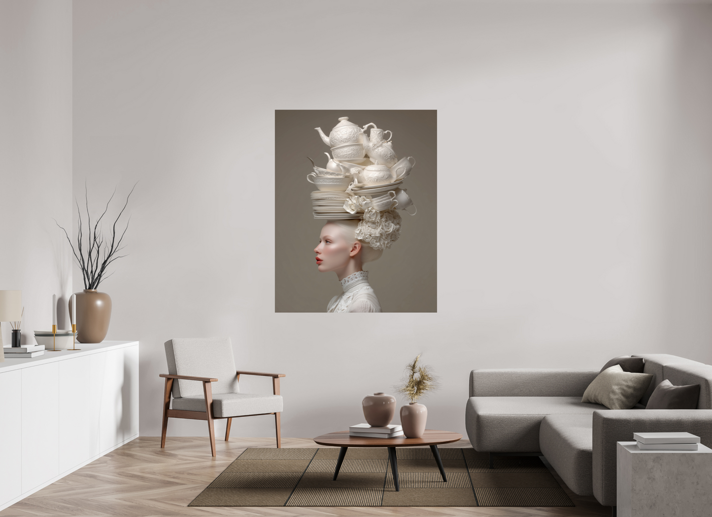 120 x 150 cm, Photo Print On Fuji Crystal DP II Hairdo V