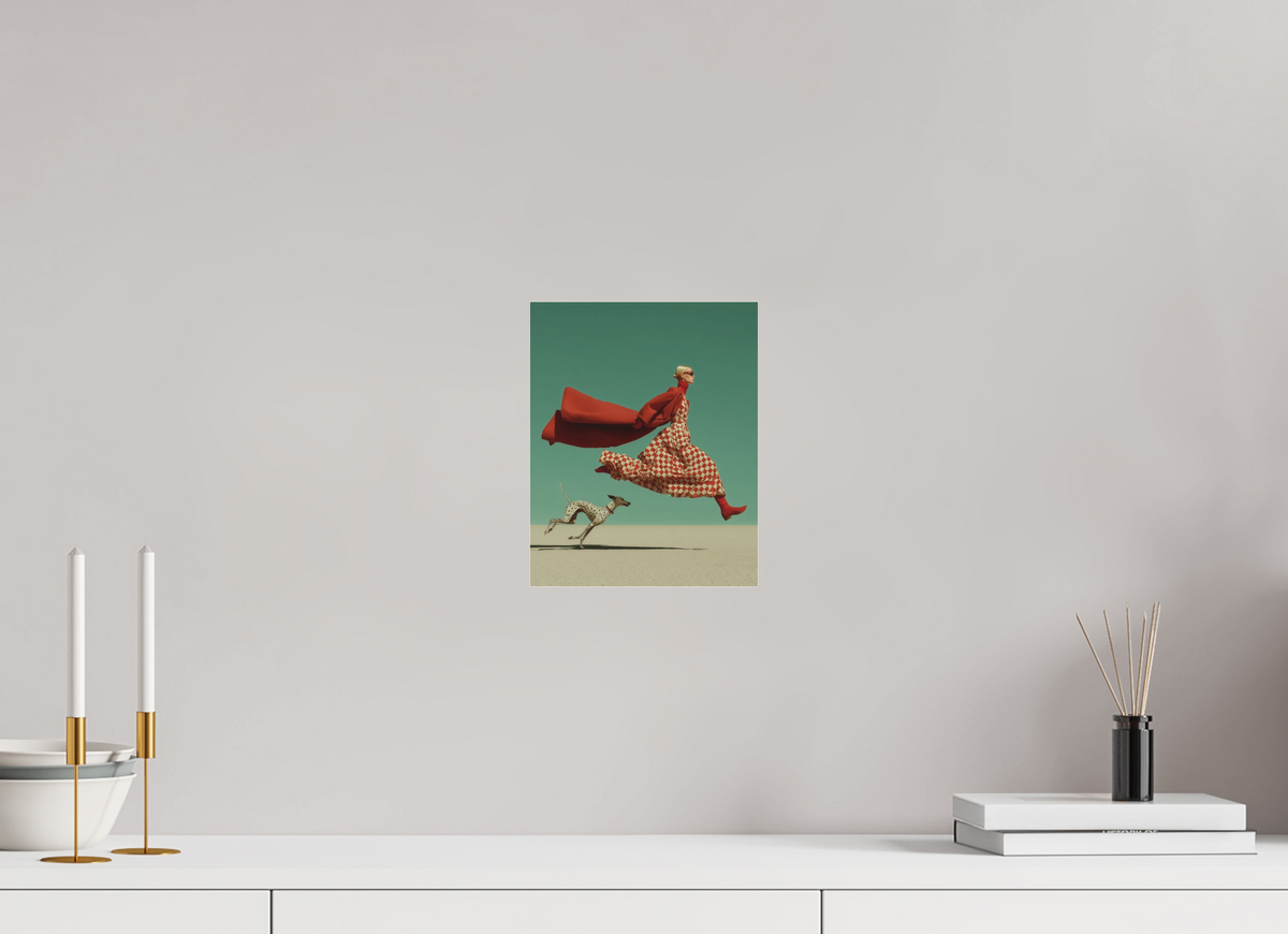 20 x 25 cm, Photo Print Under Acrylic Glass Red Horizon II