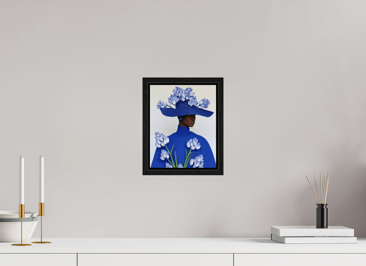 20 x 25 cm, Floater Frame Matisse Fashion I
