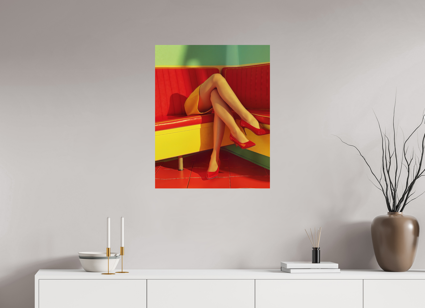 60 x 75 cm, Photo Print On Fuji Crystal DP II Legs XVI