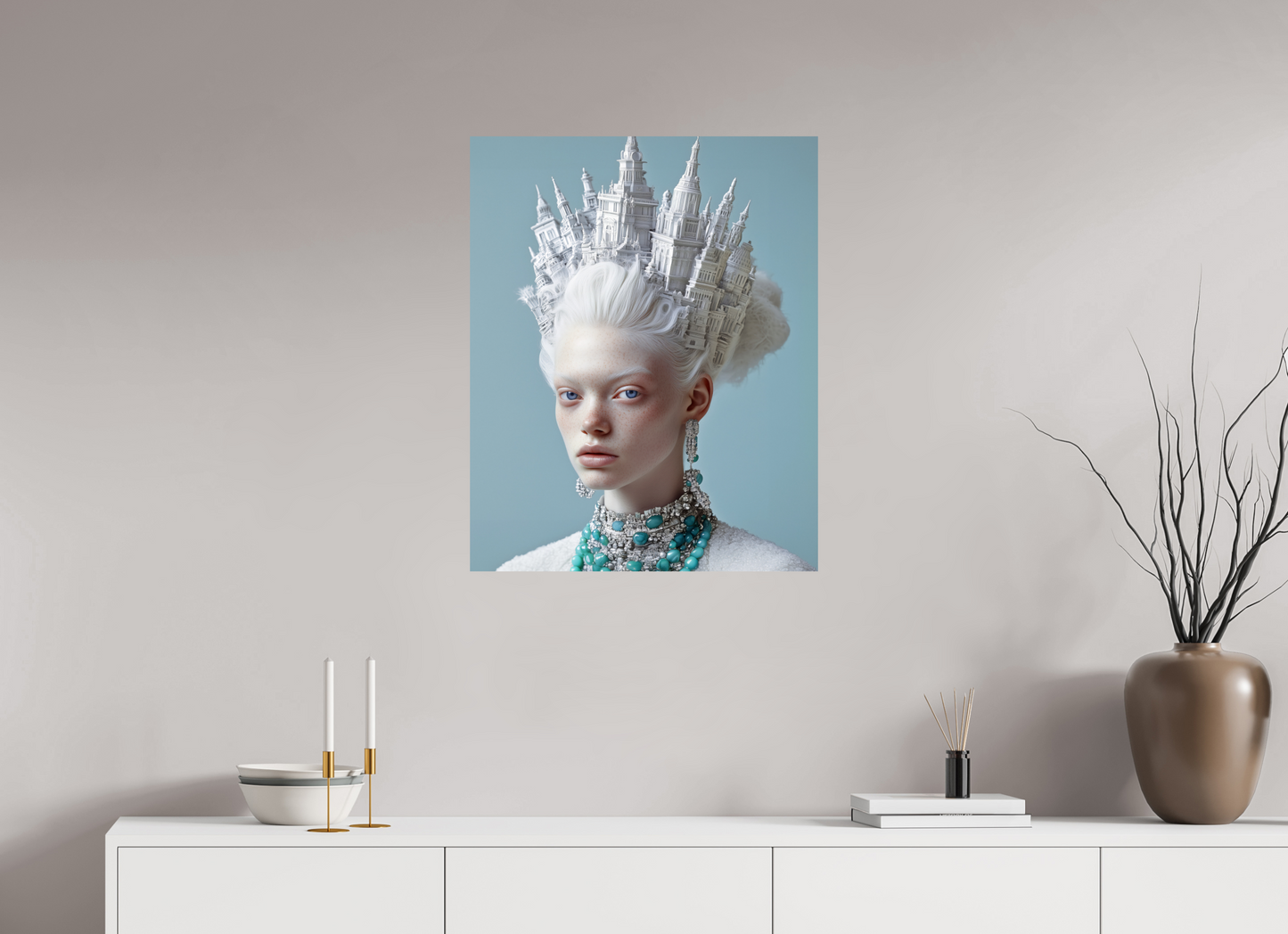 60 x 75 cm, Photo Print On Fuji Crystal DP II Hairdo VI