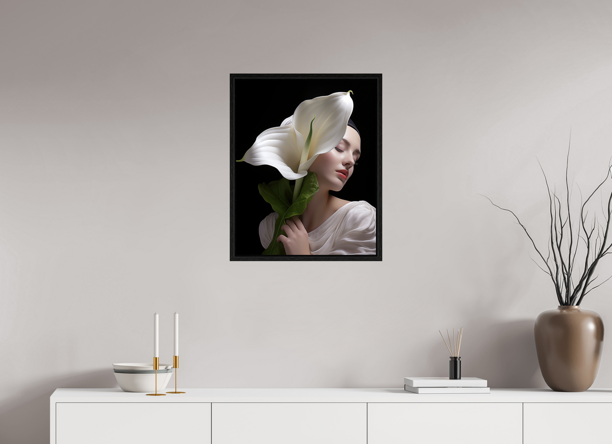 50 x 62,5 cm, Floater Frame Calla XVII