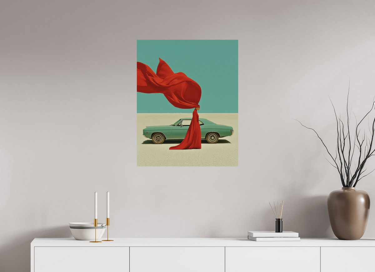 60 x 75 cm, Photo Print On Fuji Crystal DP II Red Horizon IV